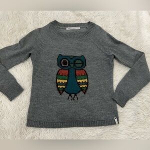 Woolrich Frost Grey Owl Sweater - size S